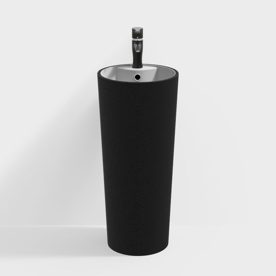 Urban Faucet 3D model with Low Polygon Design