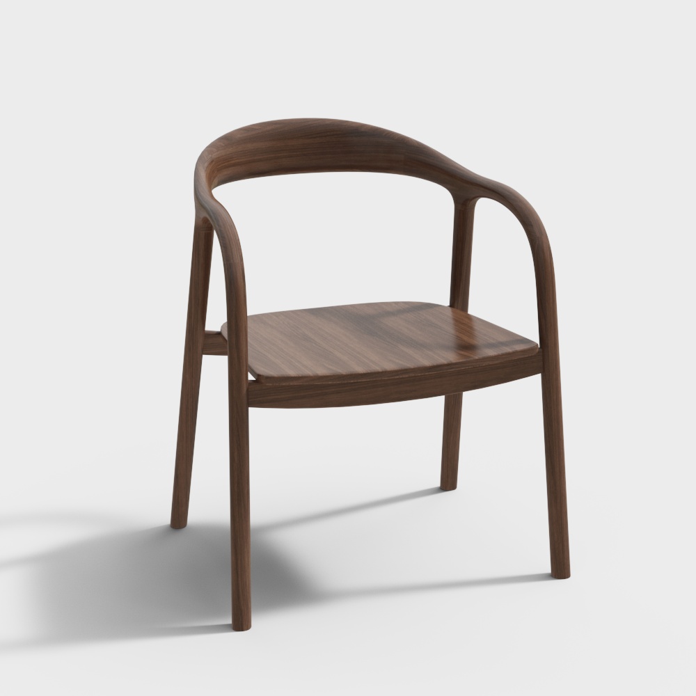 Modern Minimalist Chair 3D model