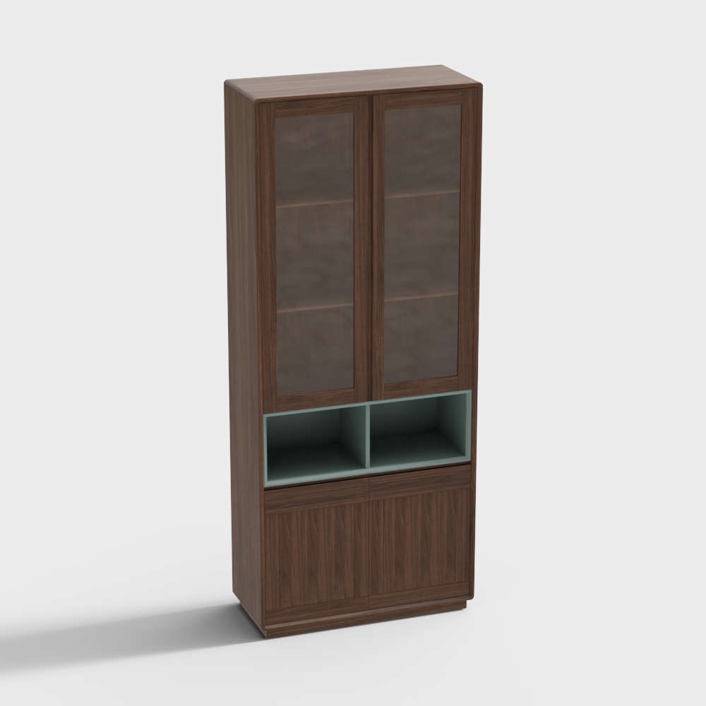 HFT2 Side Cabinet with Bookshelf