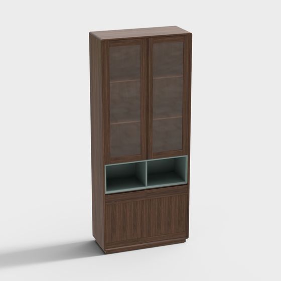 Urban Elegance Bookshelf 3D model for Modern Spaces