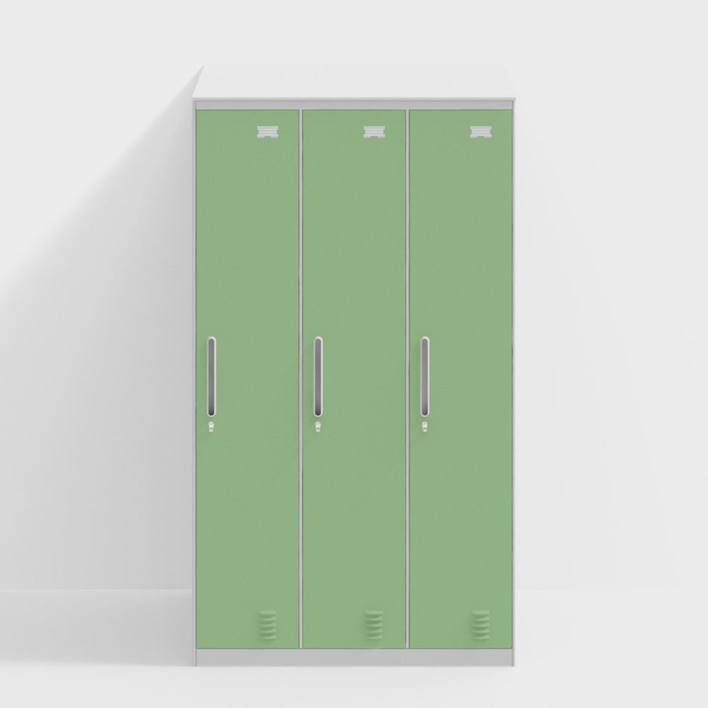 Three-Person Cabinet - Round Edge