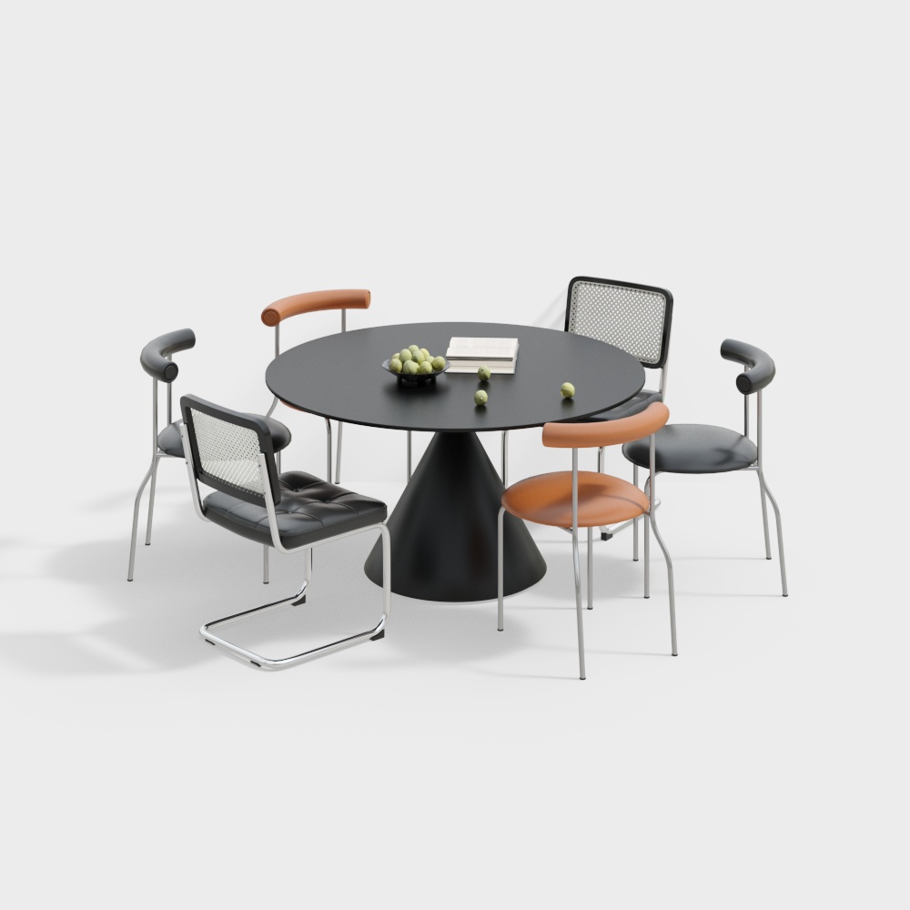Modern Dining Table and Chair Set