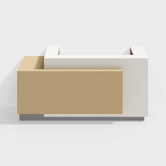 Urban Corner Low-Poly 3D Model