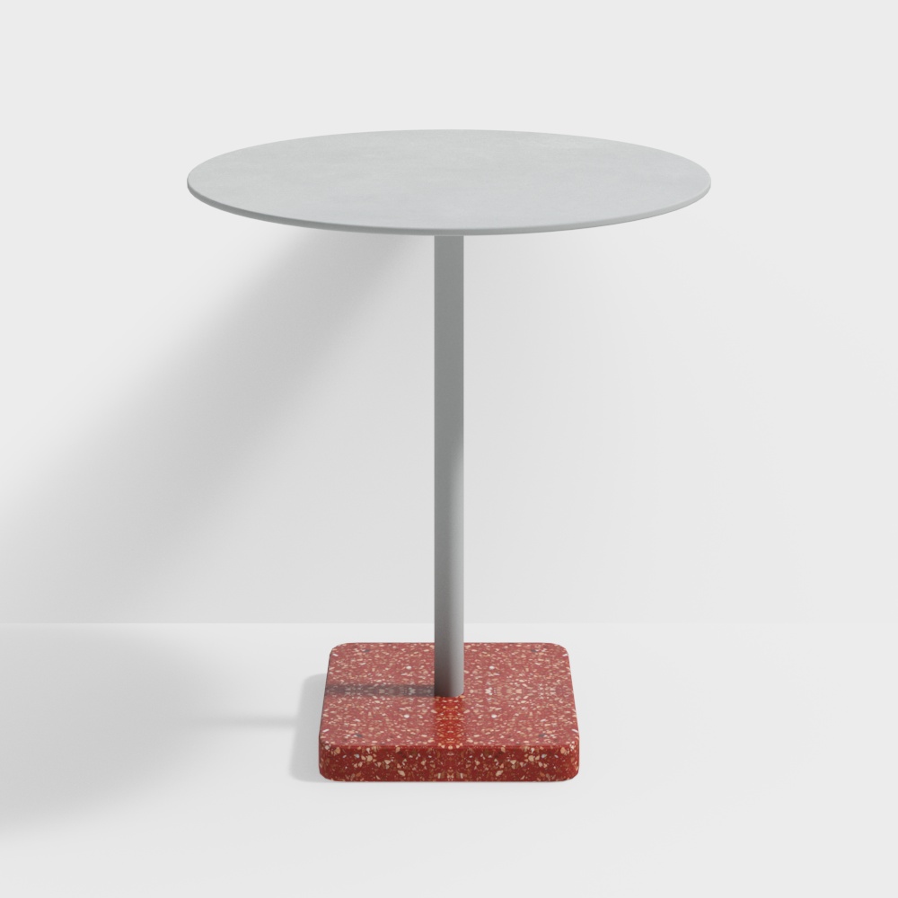 โต๊ะข้างโลหะสุดท้ายสไตล์โมเดิร์น