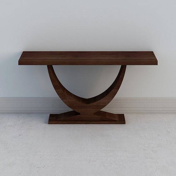 Arched Console Table 3D model for Creative Projects