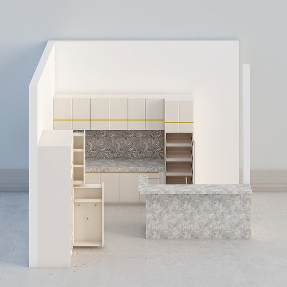 Urban Study 3D model - Modern Minimalist Design