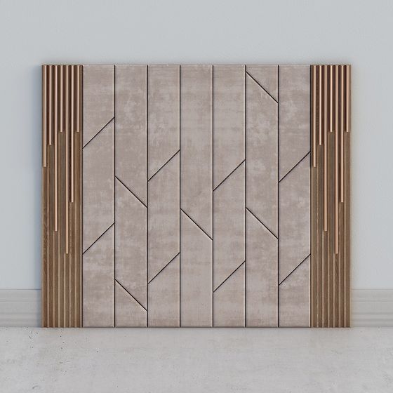 Abstract Geometric Room Divider 3D model