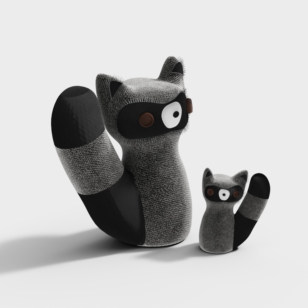 Forest Guardian Raccoon Brothers 3D model