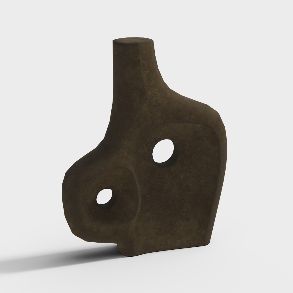 Abstract Stone Statue 3D model