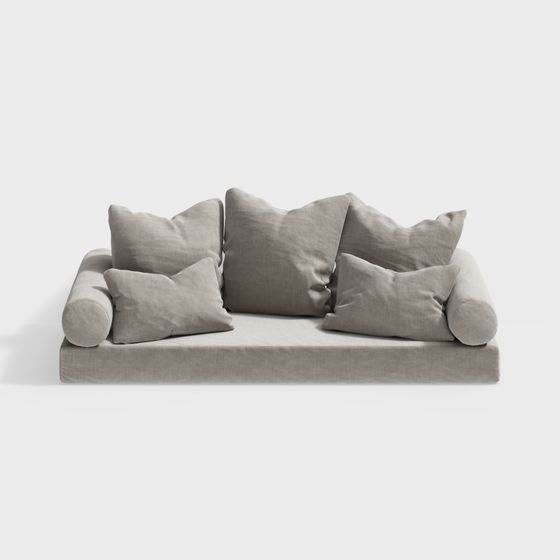 Stylish Low Polygon 3D Sofa Model