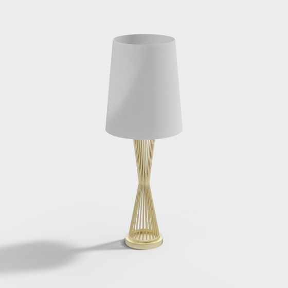 Elegant Minimalist Table Lamp 3D model