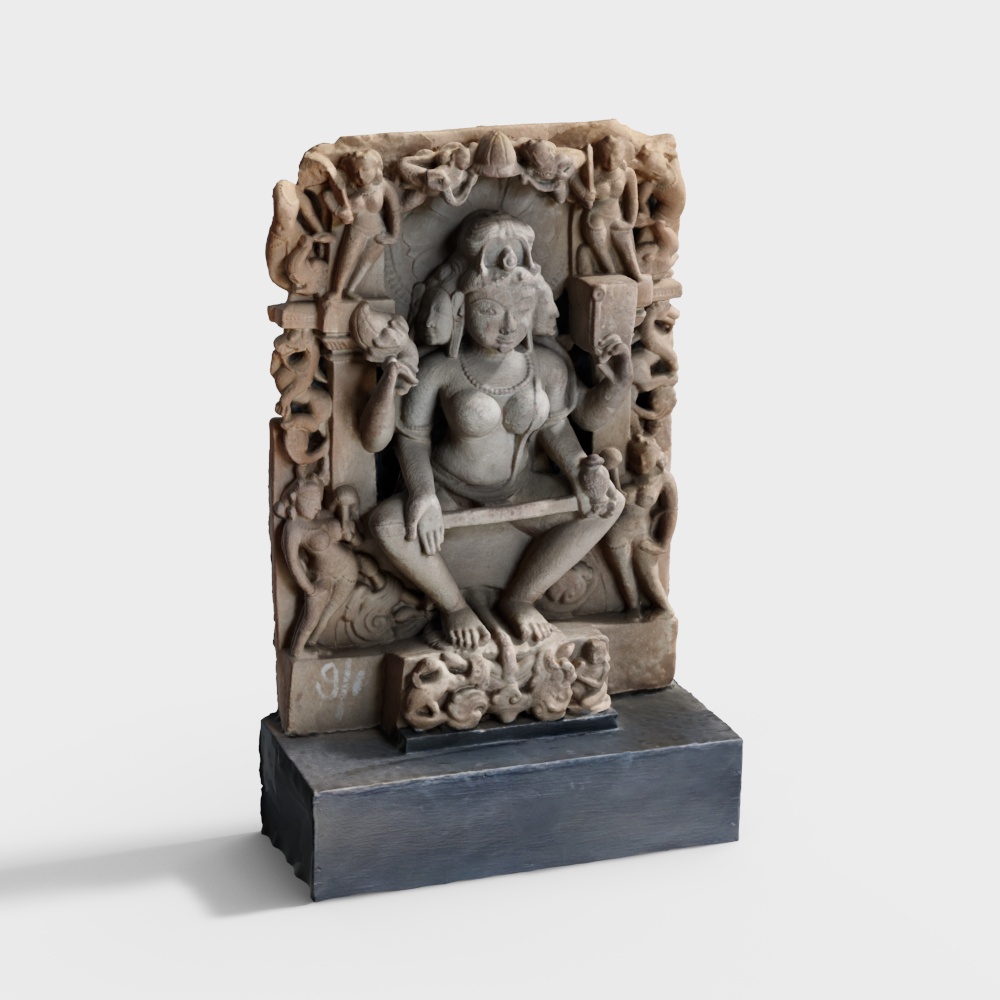 Temple statues in Southeast Asia