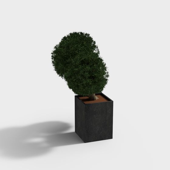 Urban Oasis 3D model - Low Poly Design