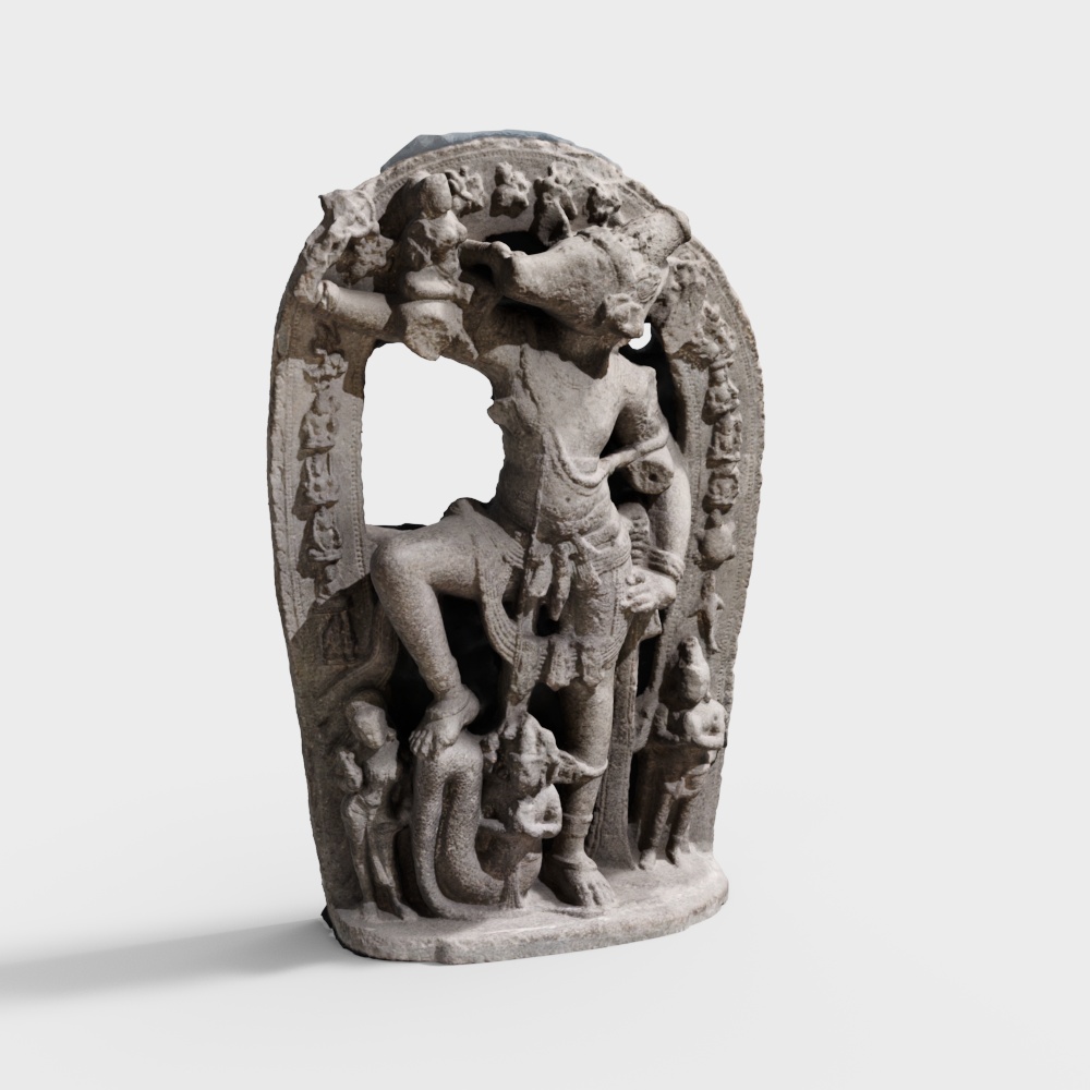 Ancient Temple Arch 3D model