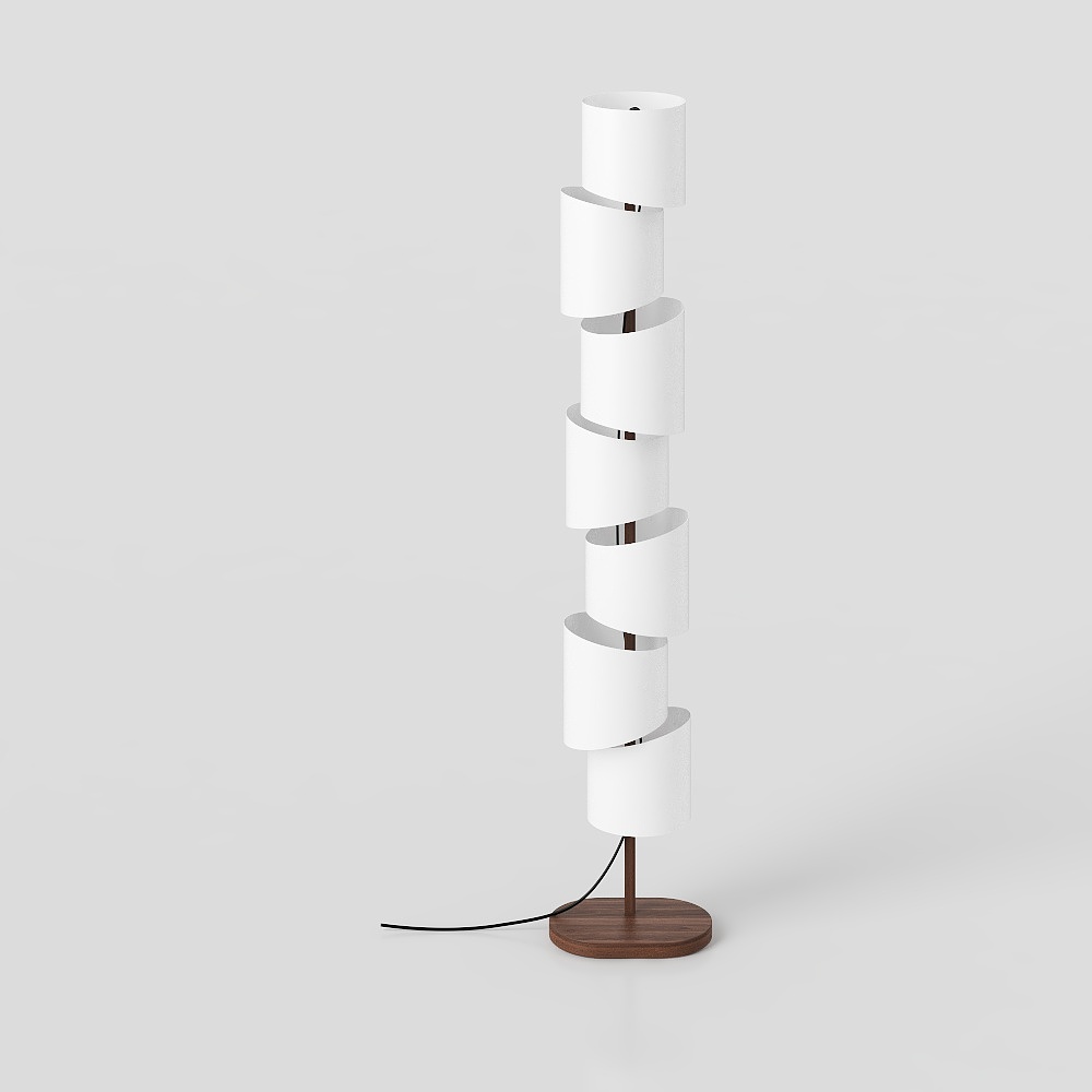 シンプルなフロアランプ