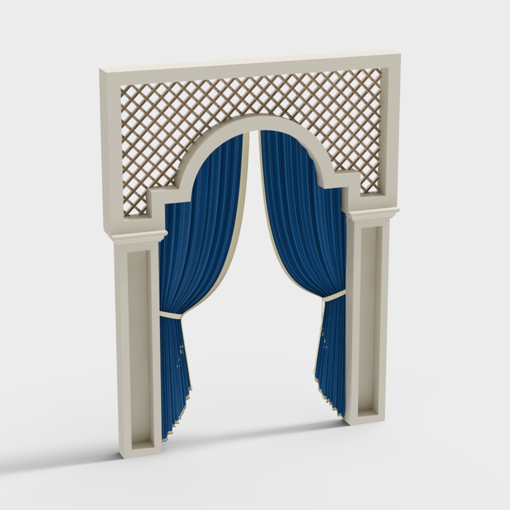 Arc européen avec rideau
