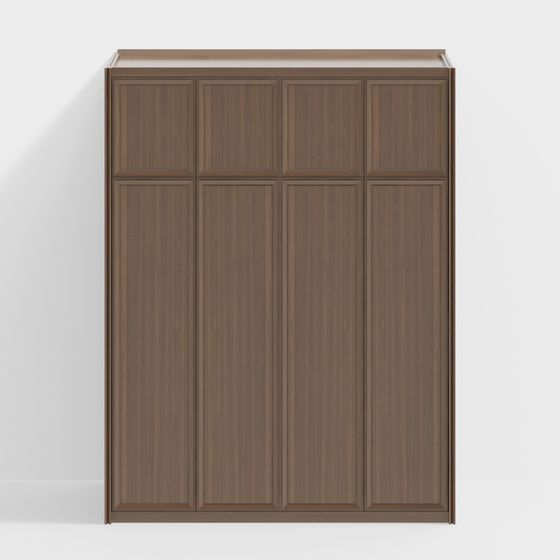 Modern Minimalist Wardrobe 3D model