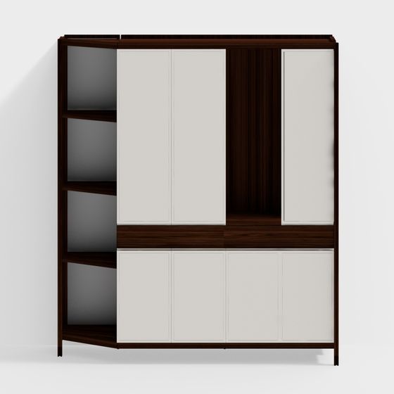 City Library 3D model - Modern Minimalism Design