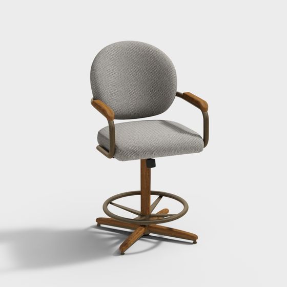 Vintage Office Chair 3D model for Modern Design