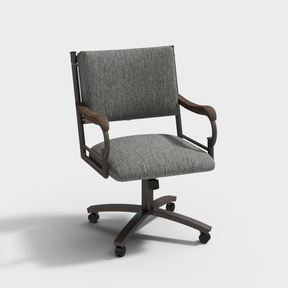 Chromcraft餐廳旋轉傾斜腳輪餐椅 MM601-MP635