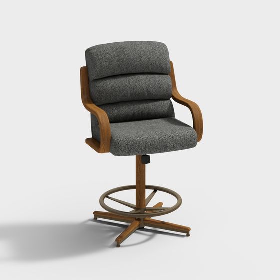 Vintage Office Chair 3D Model