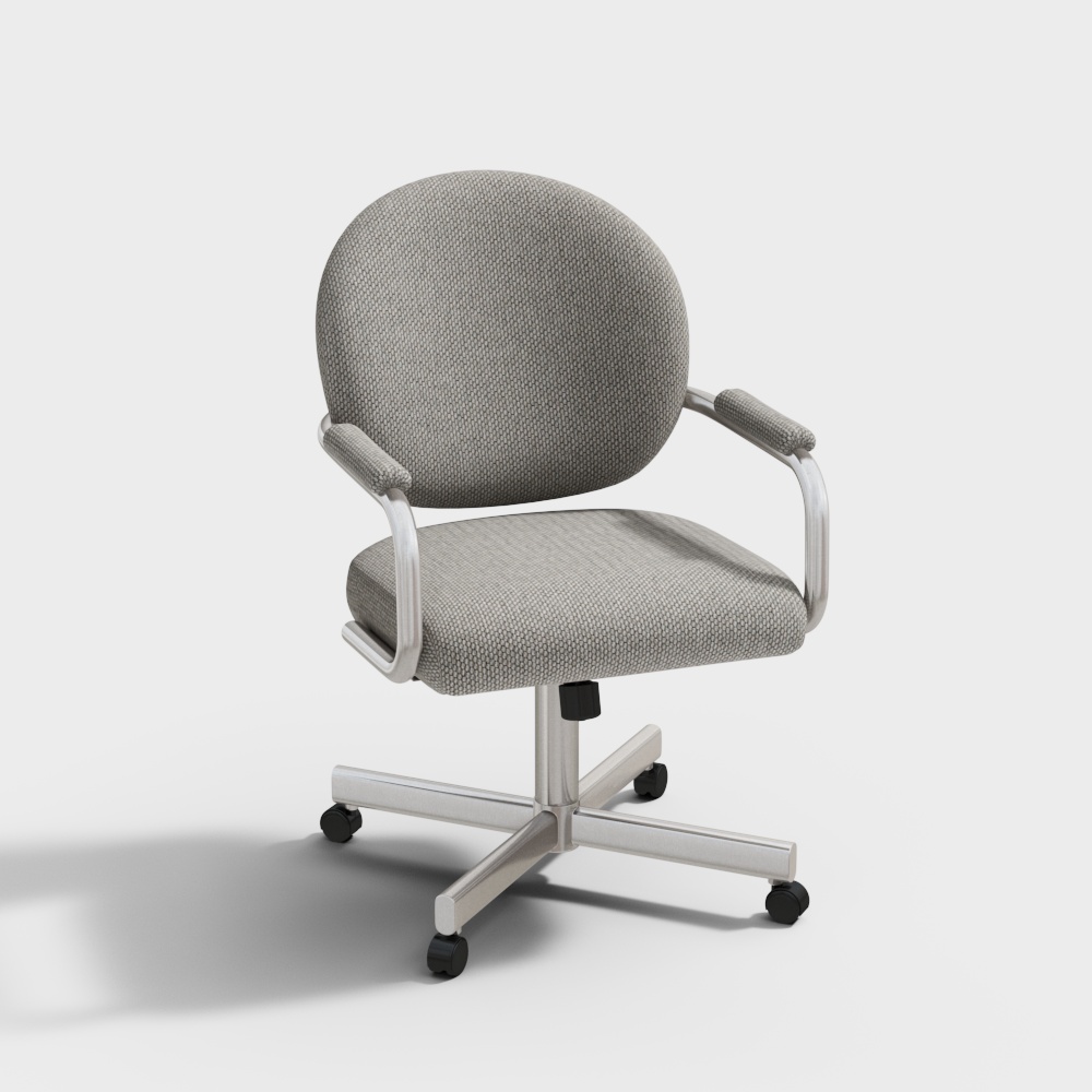 Ghế ăn xoay nghiêng có bánh xe Chromcraft KM363-KP01