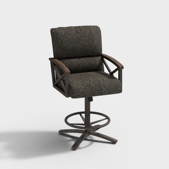 Tabouret de salle à manger Chromcraft MM603-MS626