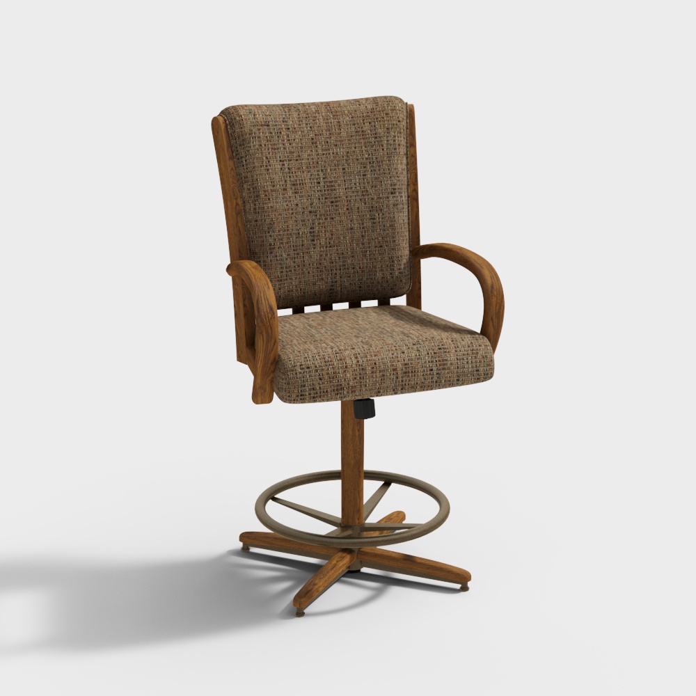 Tabouret de salle à manger Chromcraft CM177-CDS326