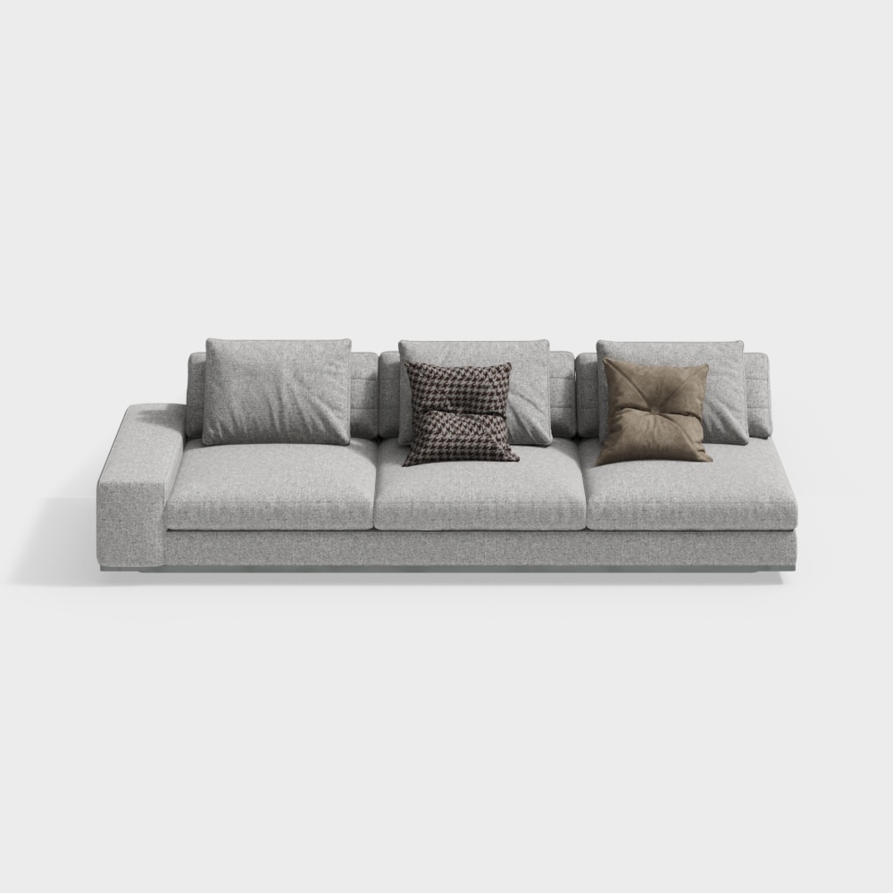 勞倫斯無把手三人直沙發