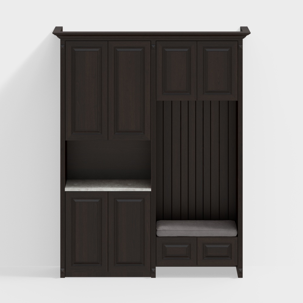 Meuble à chaussures de style américain