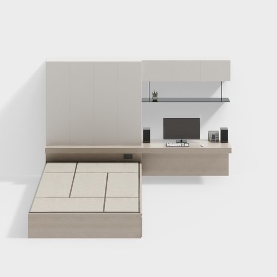 Urban Workspace 3D model for Creative Projects