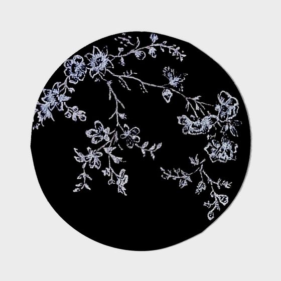 Lunar Flower Wreath 3D model