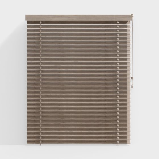 Realistic Wooden Shutter 3D model
