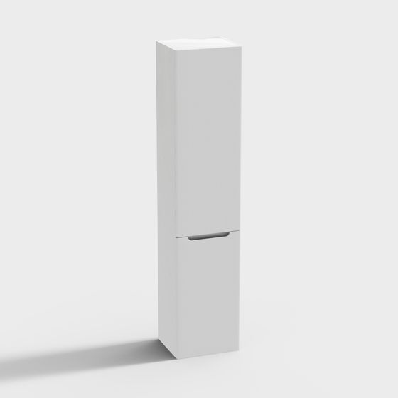 Minimalist Tall Cabinet 3D model