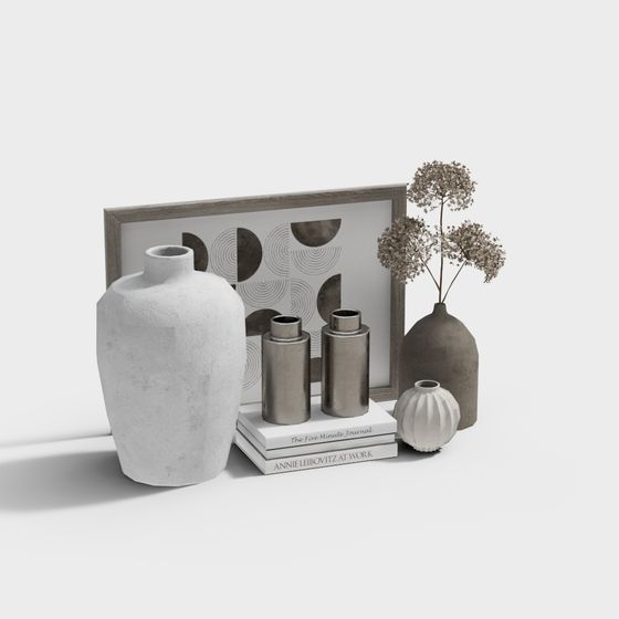 Urban Elegance 3D model for Modern Spaces