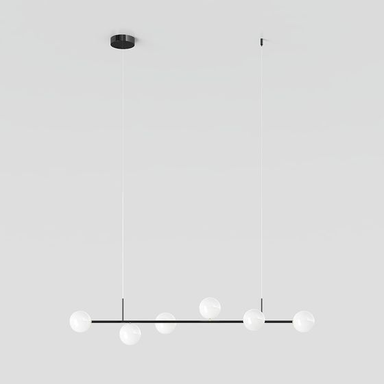 Modern Minimalist Chandelier 3D model