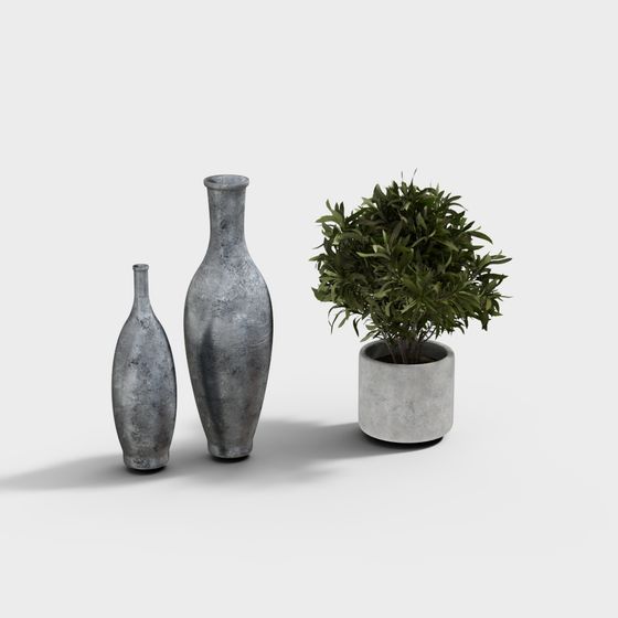 Urban Oasis 3D Model Series for Modern Spaces