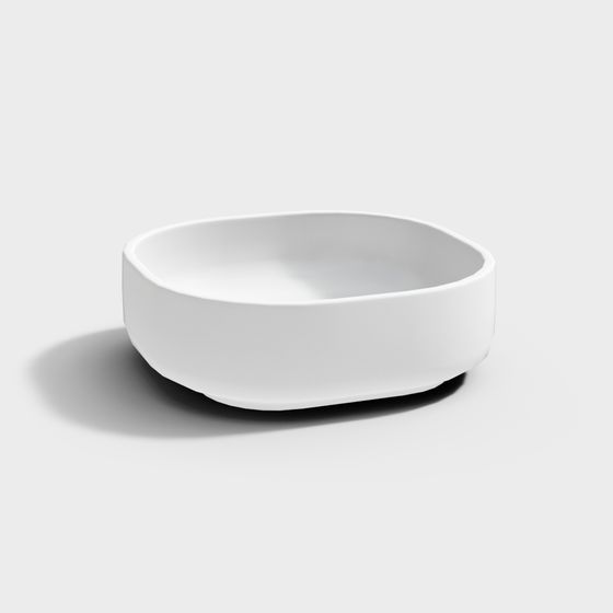 Minimalist Bowl 3D model for Interior Design
