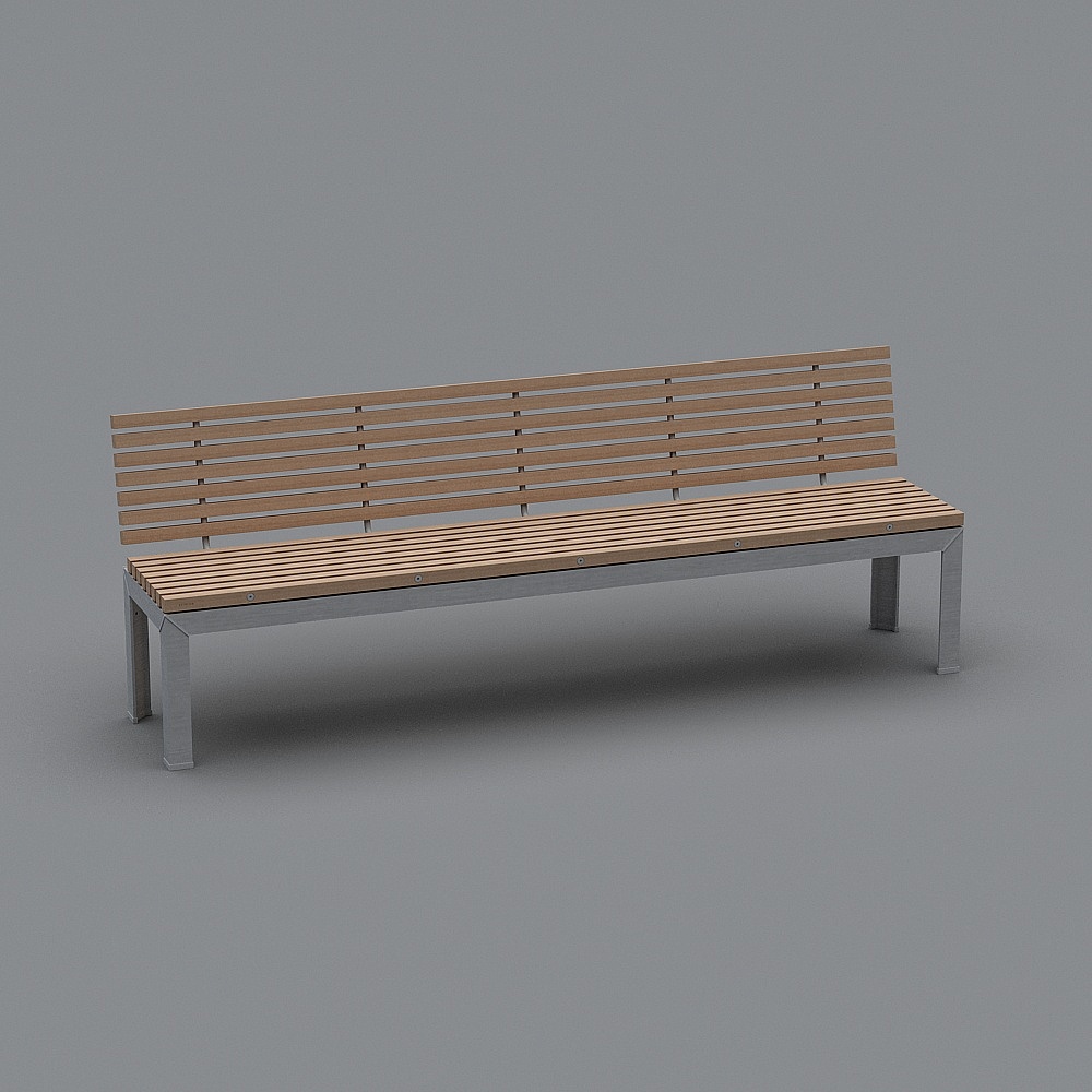 Ghế băng tạm thời có tựa lưng 225