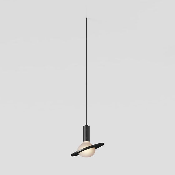Modern Low-Poly Pendant Light 3D model