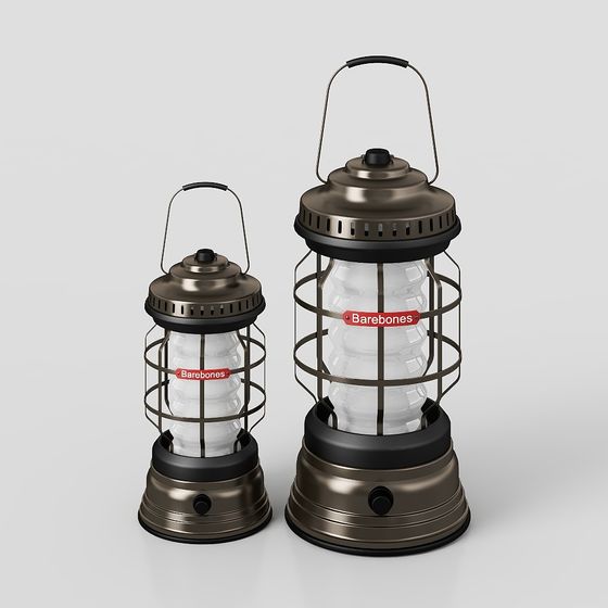 Vintage Portable Lantern 3D model for Creative Projects