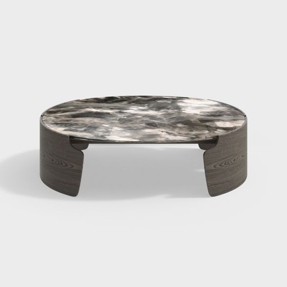Elegant Round Table 3D model for Modern Interiors