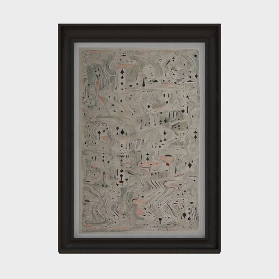 Abstract Painting 3D model