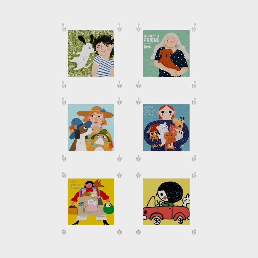 ภาพวาดผนังการ์ตูนเด็กทันสมัย