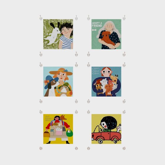 ภาพวาดผนังการ์ตูนเด็กทันสมัย