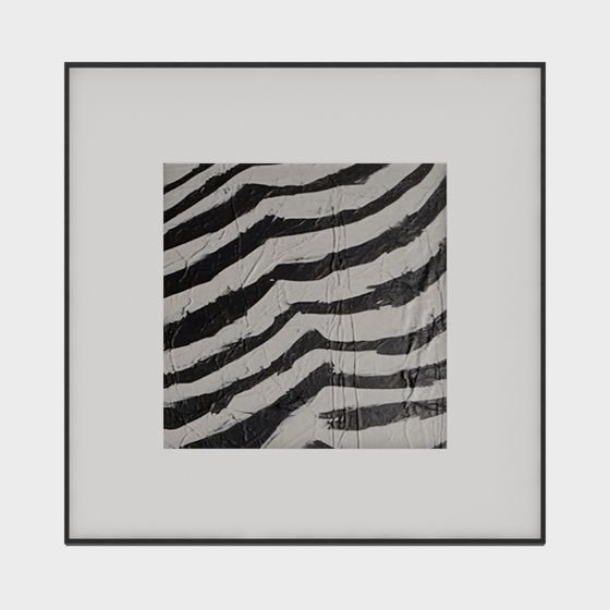 Zebra Texture Wallpaper 3D model for Creative Projects