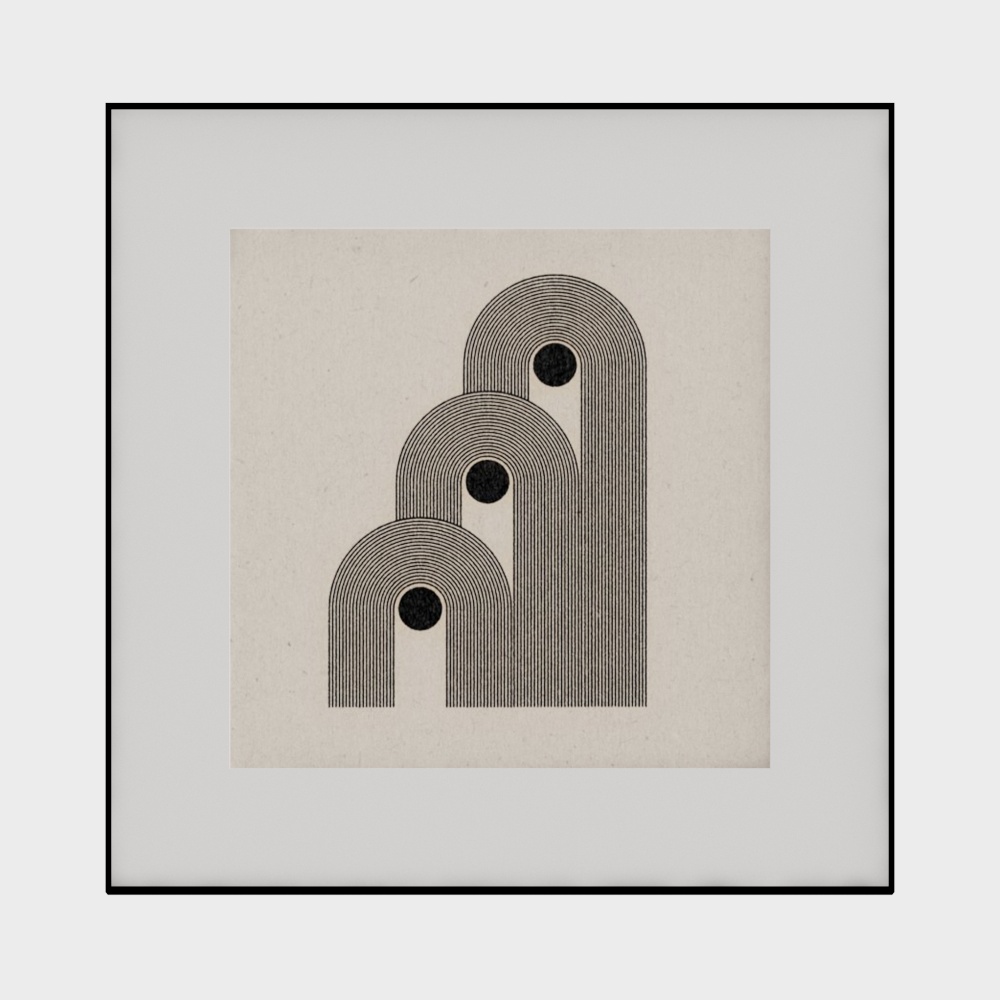 Modern Minimalist Hanging Painting