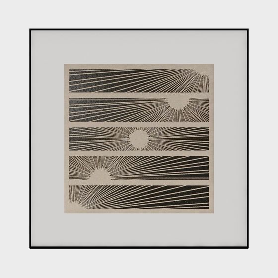 Interwoven Beams 3D Model for Creative Designs