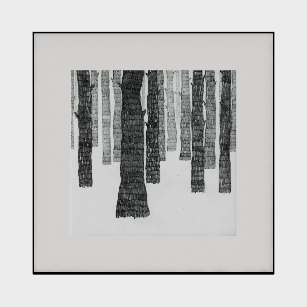 Forest Pathway Low Poly 3D Model