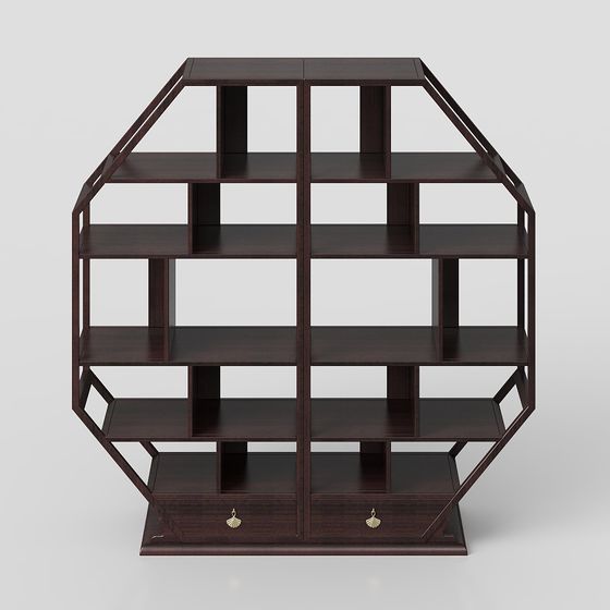 Hexagonal Shelf 3D model